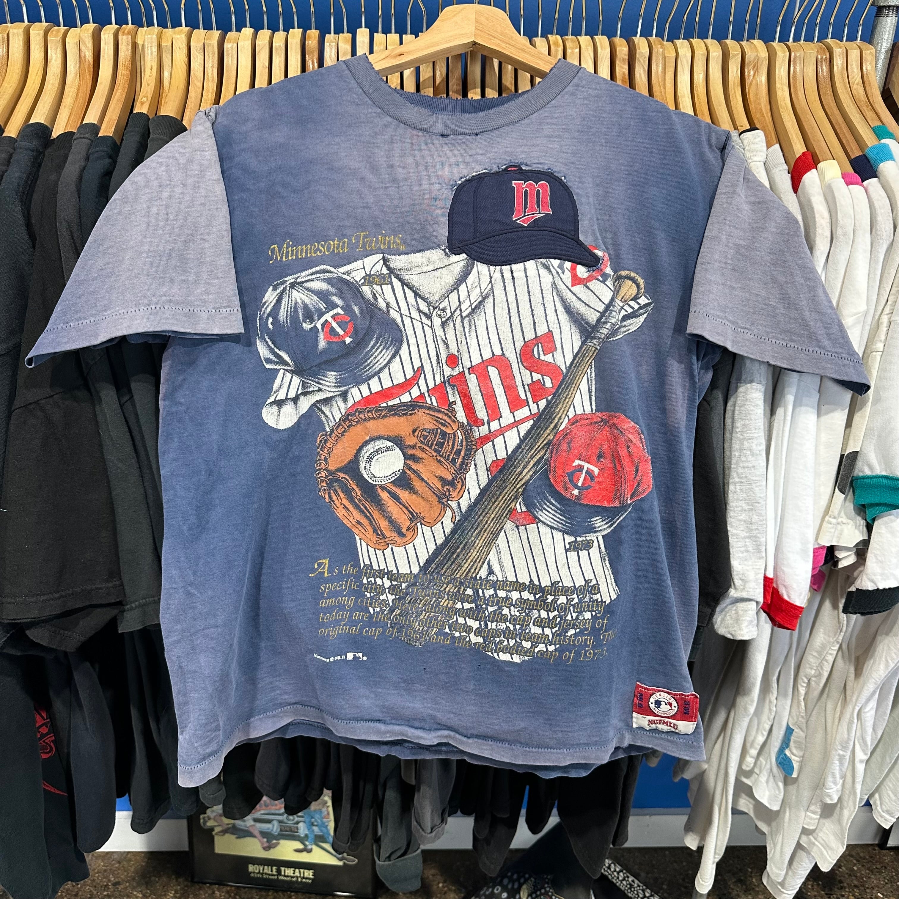MN Twins Faded Embroidered Hat T-Shirt