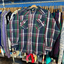 Load image into Gallery viewer, Oshkosh Pearl Snap Flannel Button Up
