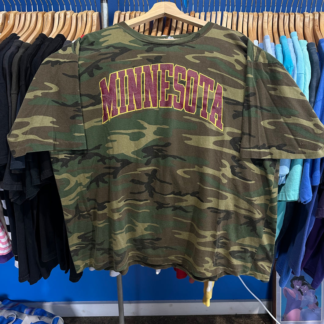 Minnesota Spellout Camo T-Shirt