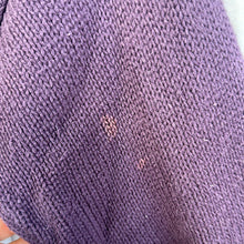Load image into Gallery viewer, Purple 3D Flower Sweater
