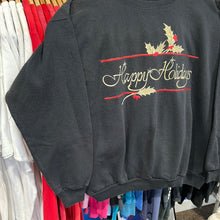 Load image into Gallery viewer, Happy Holidays Spellout Crewneck Sweatshirt
