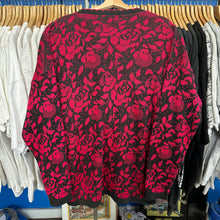 Load image into Gallery viewer, Pink Roses Scallop Neck Sweater
