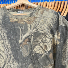 Load image into Gallery viewer, Real Tree Camo Pocket Long Sleeve T-Shirt
