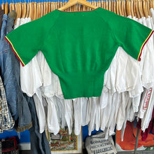Load image into Gallery viewer, Green Paint Stroke Femme Sweater
