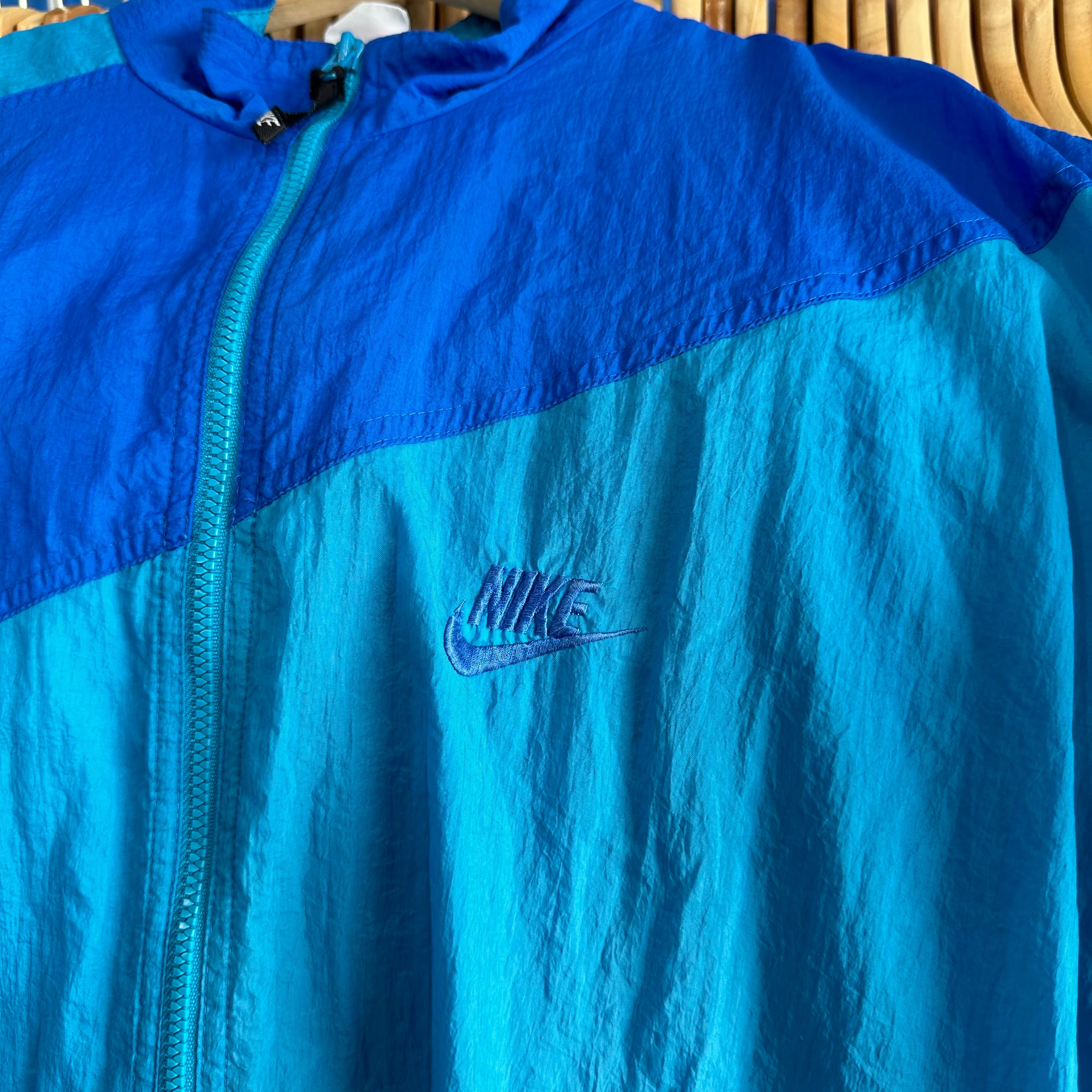 Nike Blue Windbreaker Jacket