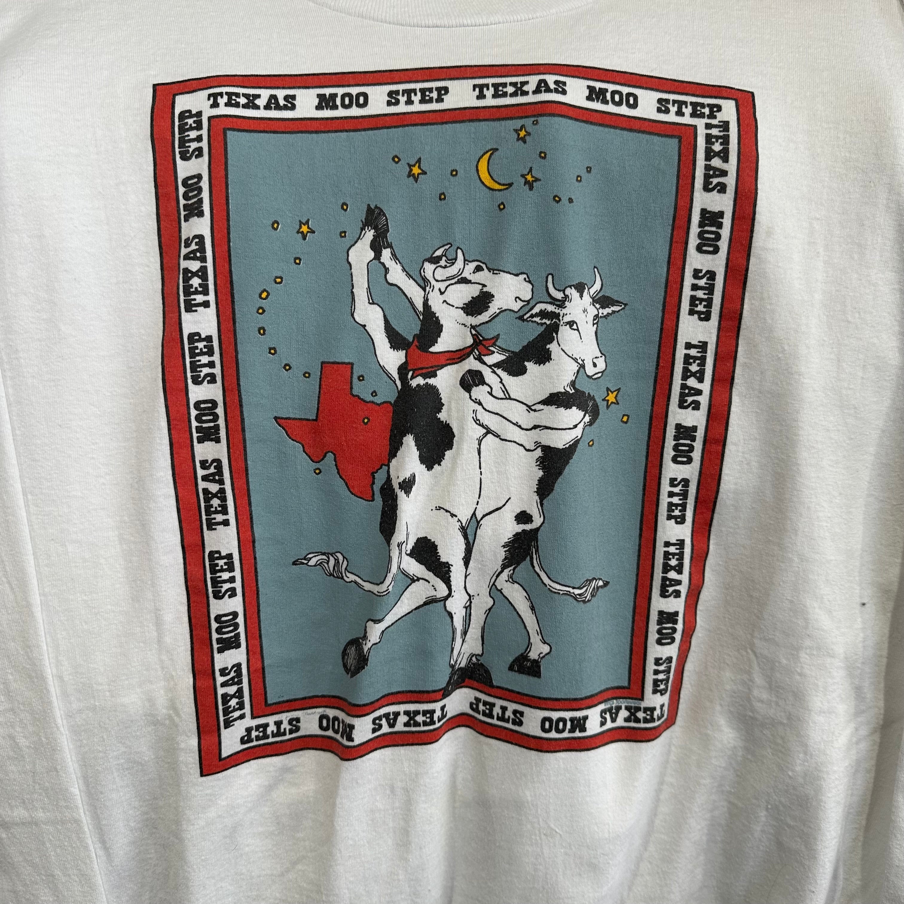Texas Moo Step Cow Long Sleeve T-Shirt
