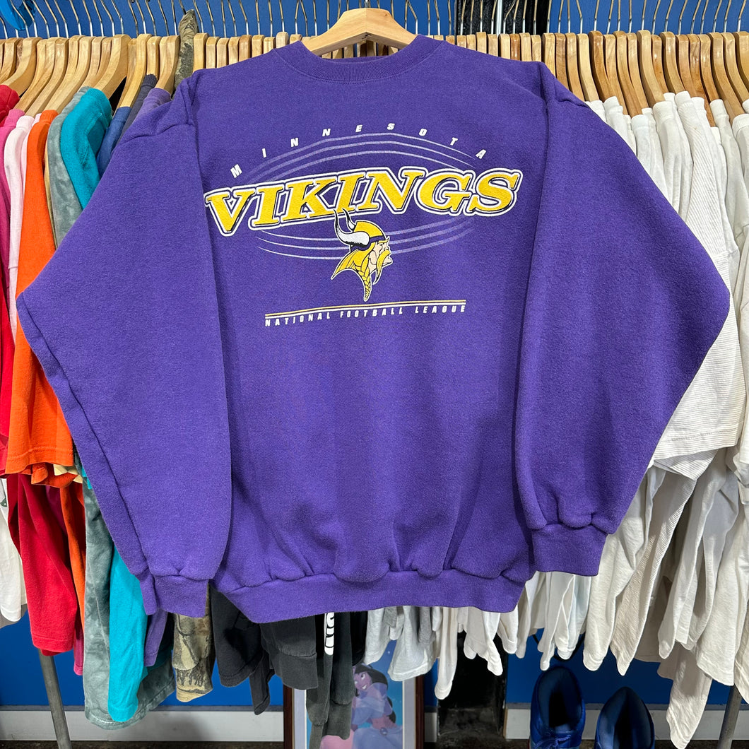 Purple MN Vikings Crewneck Sweatshirt