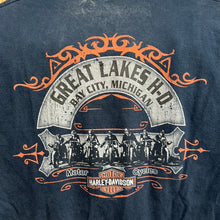 Load image into Gallery viewer, Great Lakes Skull Harley Davidson T-Shirt
