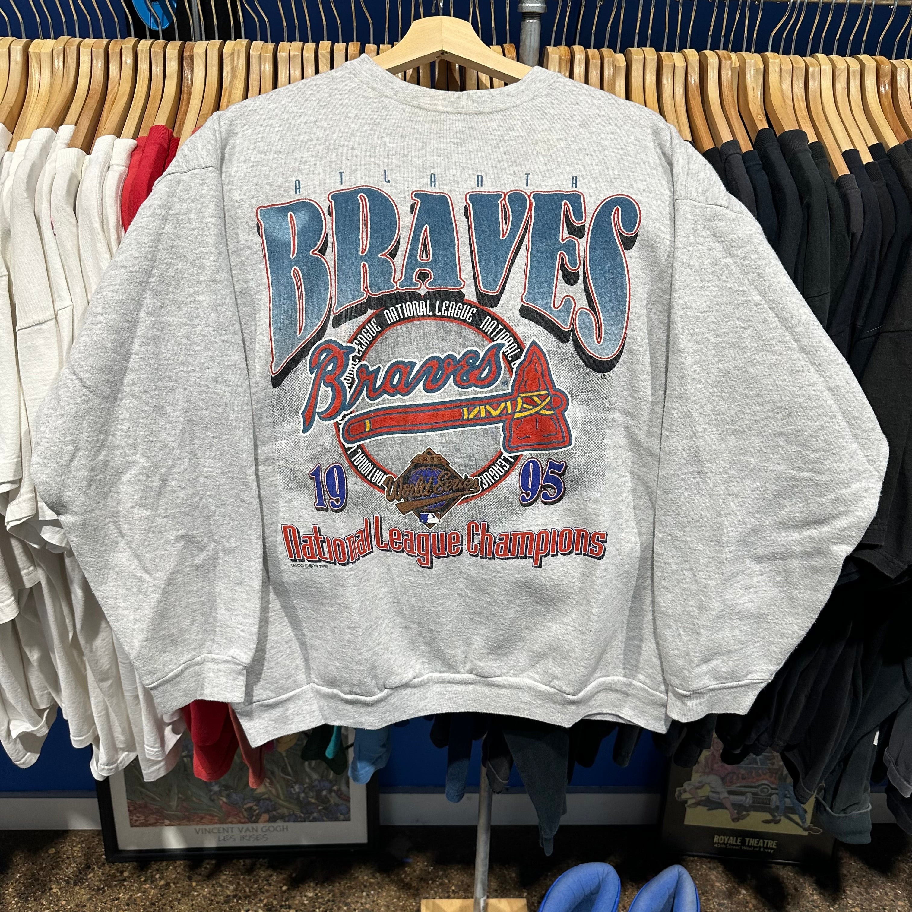 Atlanta Braves 1995 Championships Crewneck Sweatshirt