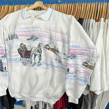 Load image into Gallery viewer, Sleigh Ride Scene AOP Grandma Sweatshirt
