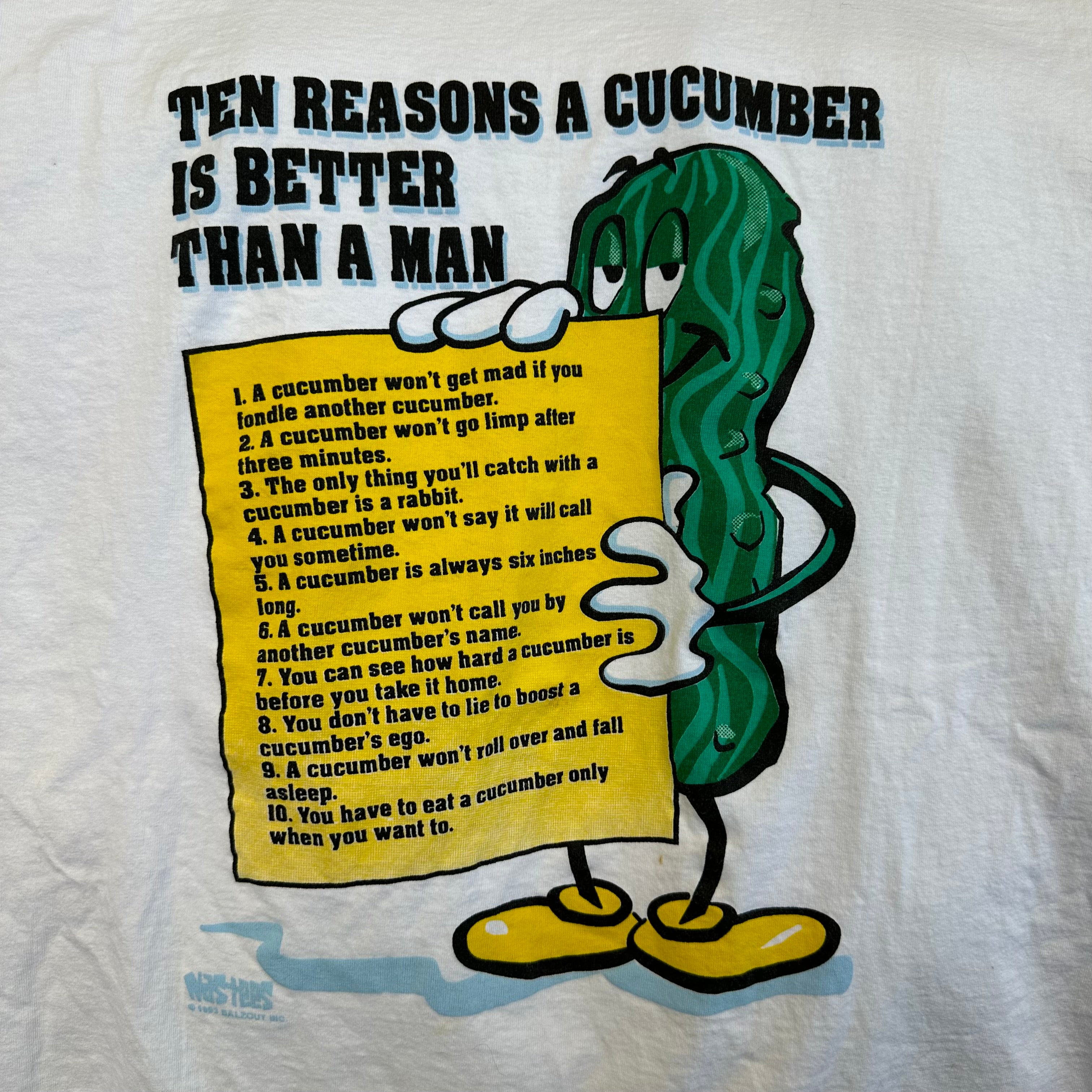 Cucumber Better Than a Man T-Shirt