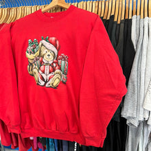 Load image into Gallery viewer, Teddy Bear Santa Crewneck Sweatshirt

