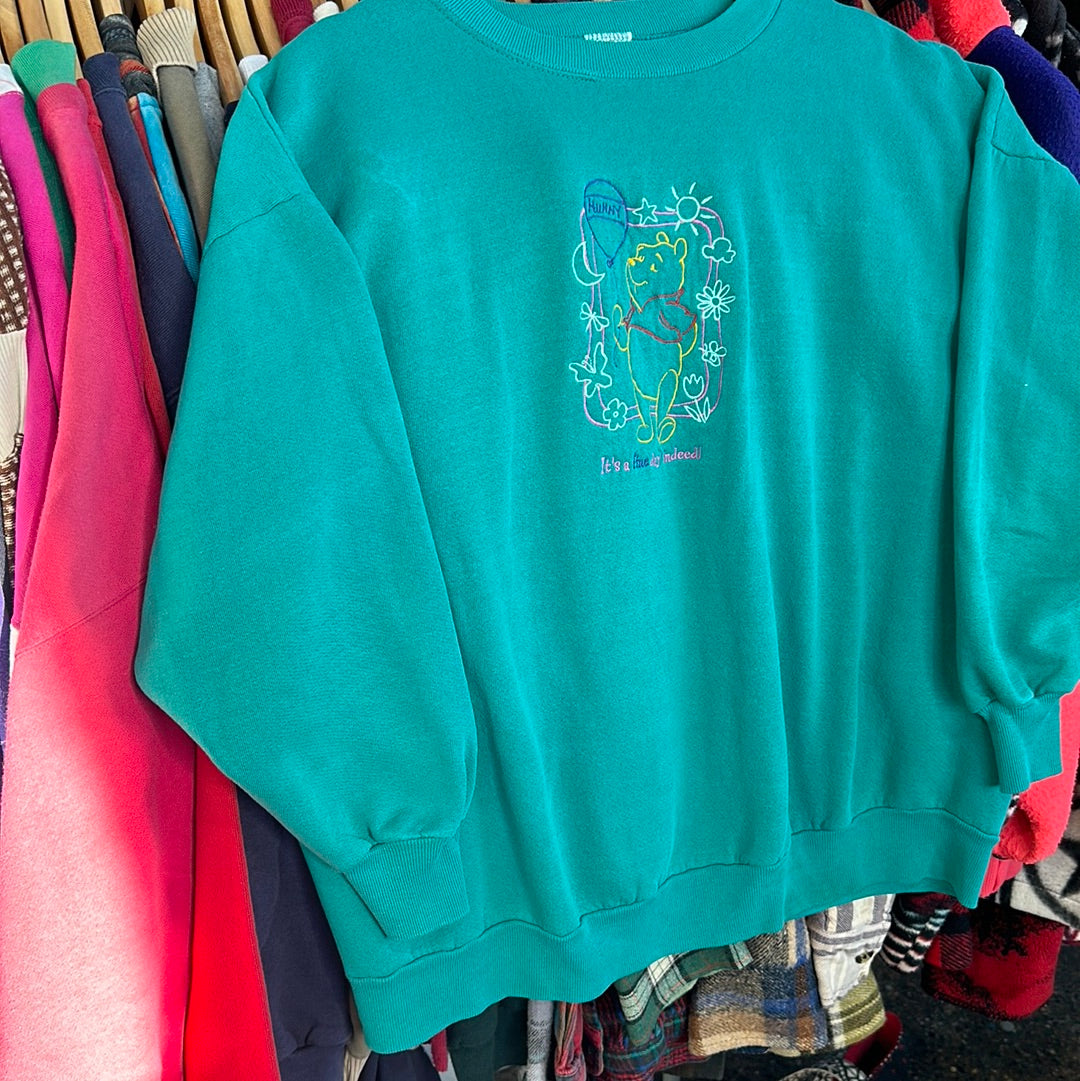 Pooh It’s A Fine Day Indeed Crewneck Sweatshirt