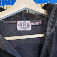 Load image into Gallery viewer, Juicy Couture Brown Velour Zip-Up Hoodie Sweatshirt
