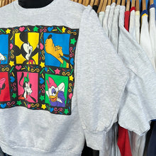 Load image into Gallery viewer, Pop Art Mickey and The Gang Collared Crewneck Sweatshirt
