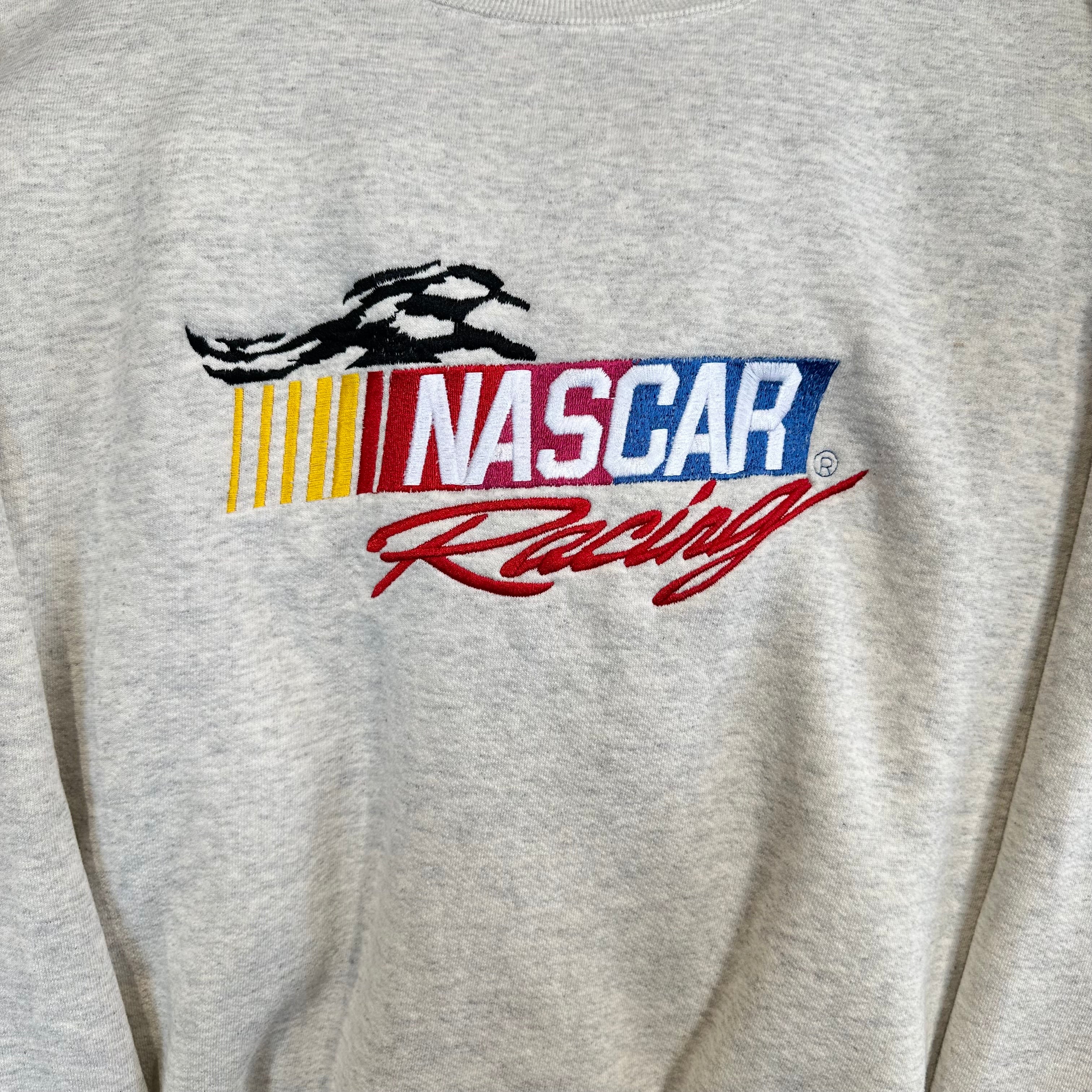 Embroidered NASCAR Racing Crewneck Sweatshirt