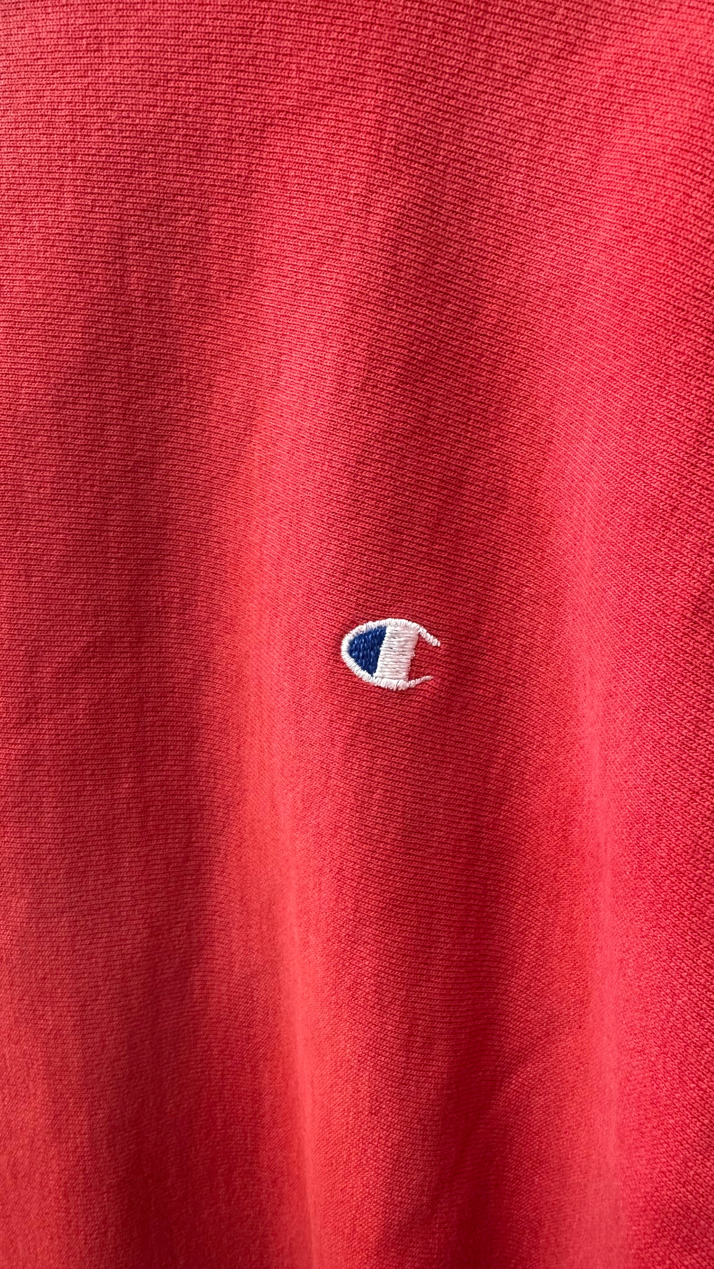 Red Champion Reverse Weave Sweatshirt