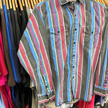 Load image into Gallery viewer, Wrangler Vertical Striped Button Up
