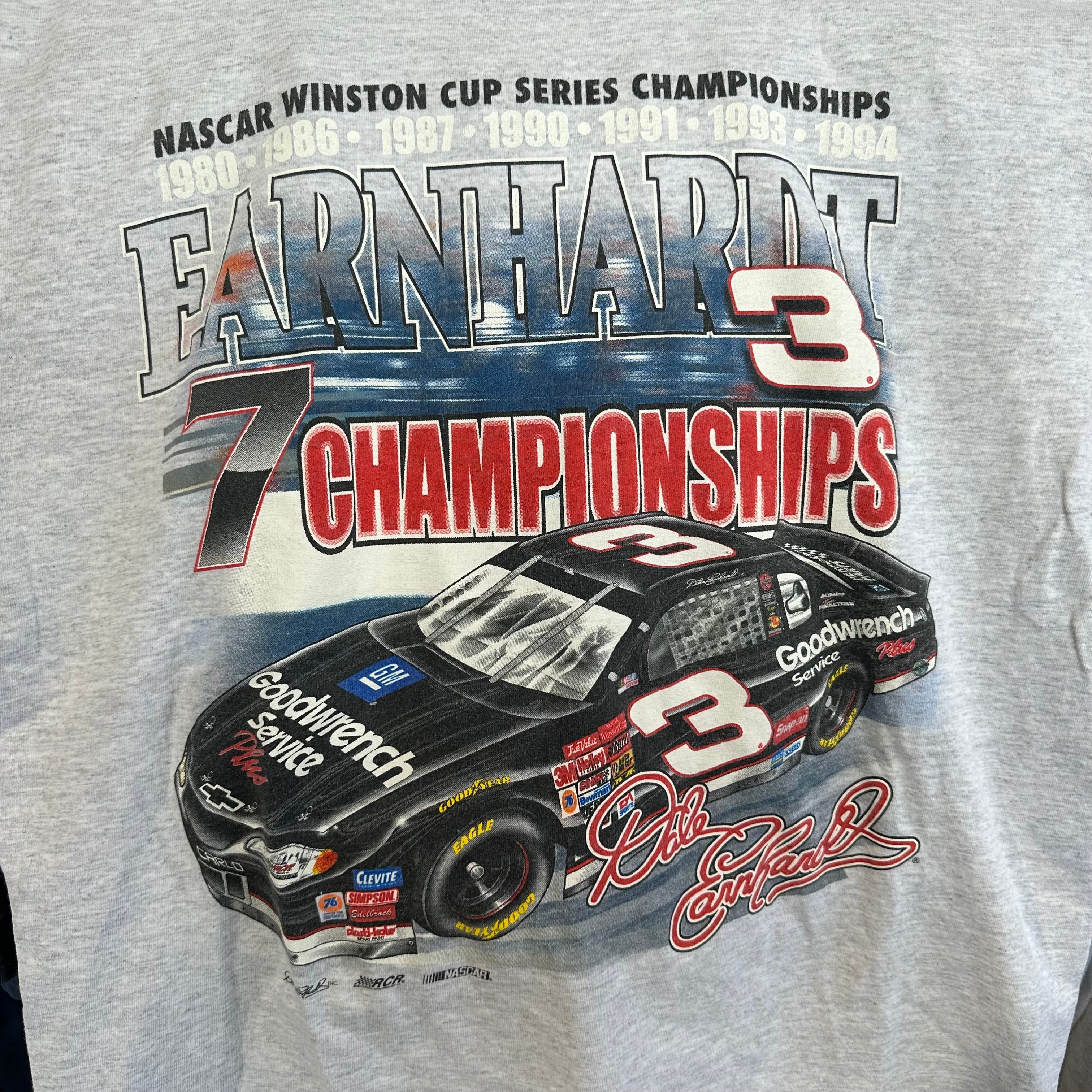 Dale Earnhardt NASCAR Winston Cup Champion T-Shirt