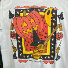 Load image into Gallery viewer, Pumpkin Witch Halloween Scene T-Shirt
