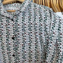 Load image into Gallery viewer, Floral Striped Button Up
