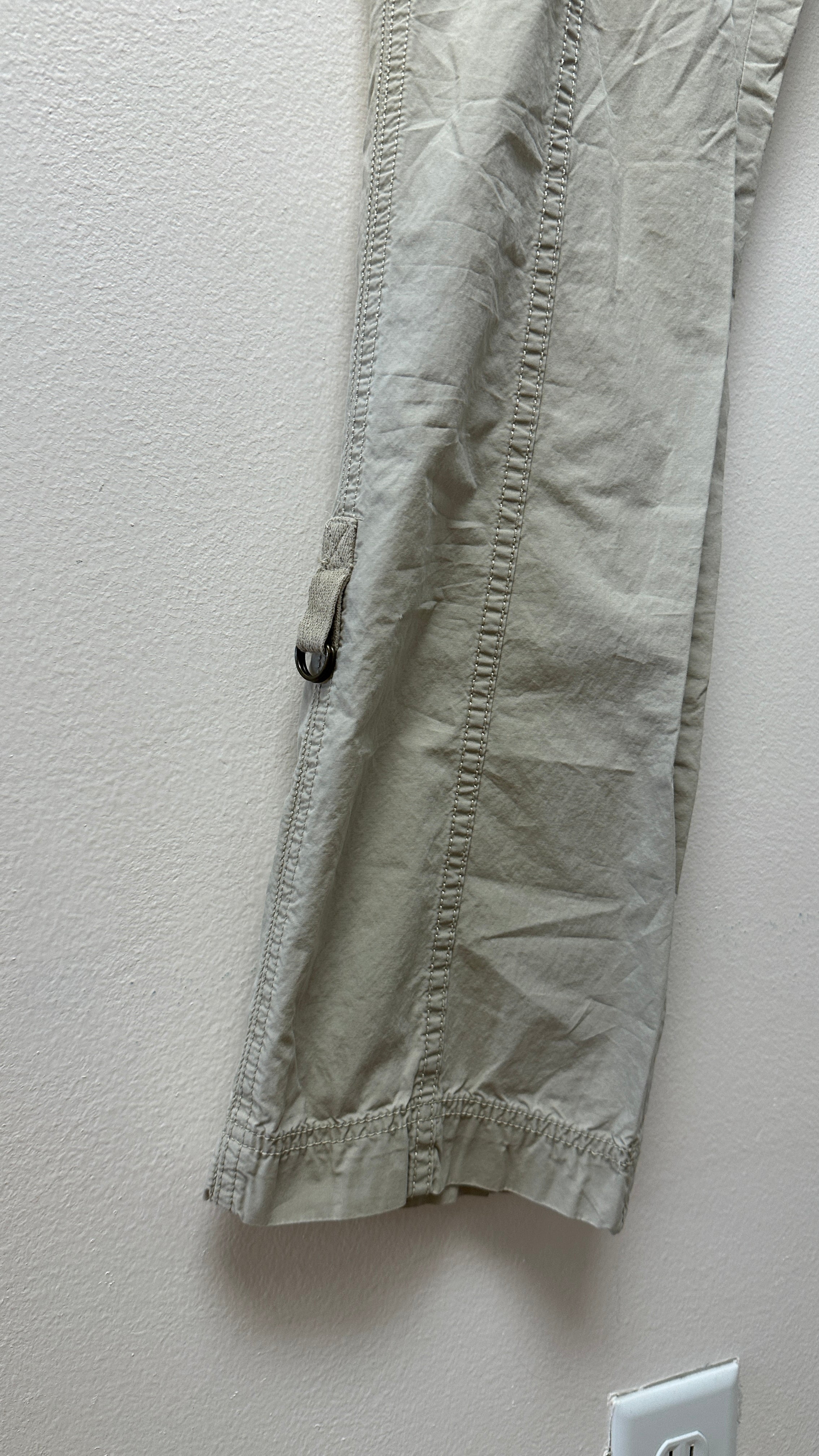 SO Y2K Khaki Carpenter Capri Femme Pants