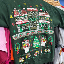Load image into Gallery viewer, Holiday Town Snowmen Crewneck Sweatshirt
