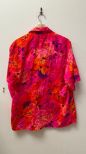 Load image into Gallery viewer, Maker Specialty Shop Bright Pink/Purple Hawaiian Button-Up
