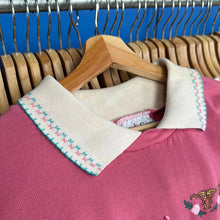 Load image into Gallery viewer, Roses Collared Grandma Sweatshirt
