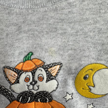 Load image into Gallery viewer, Pumpkin Cat Pyramid Crewneck Sweatshirt
