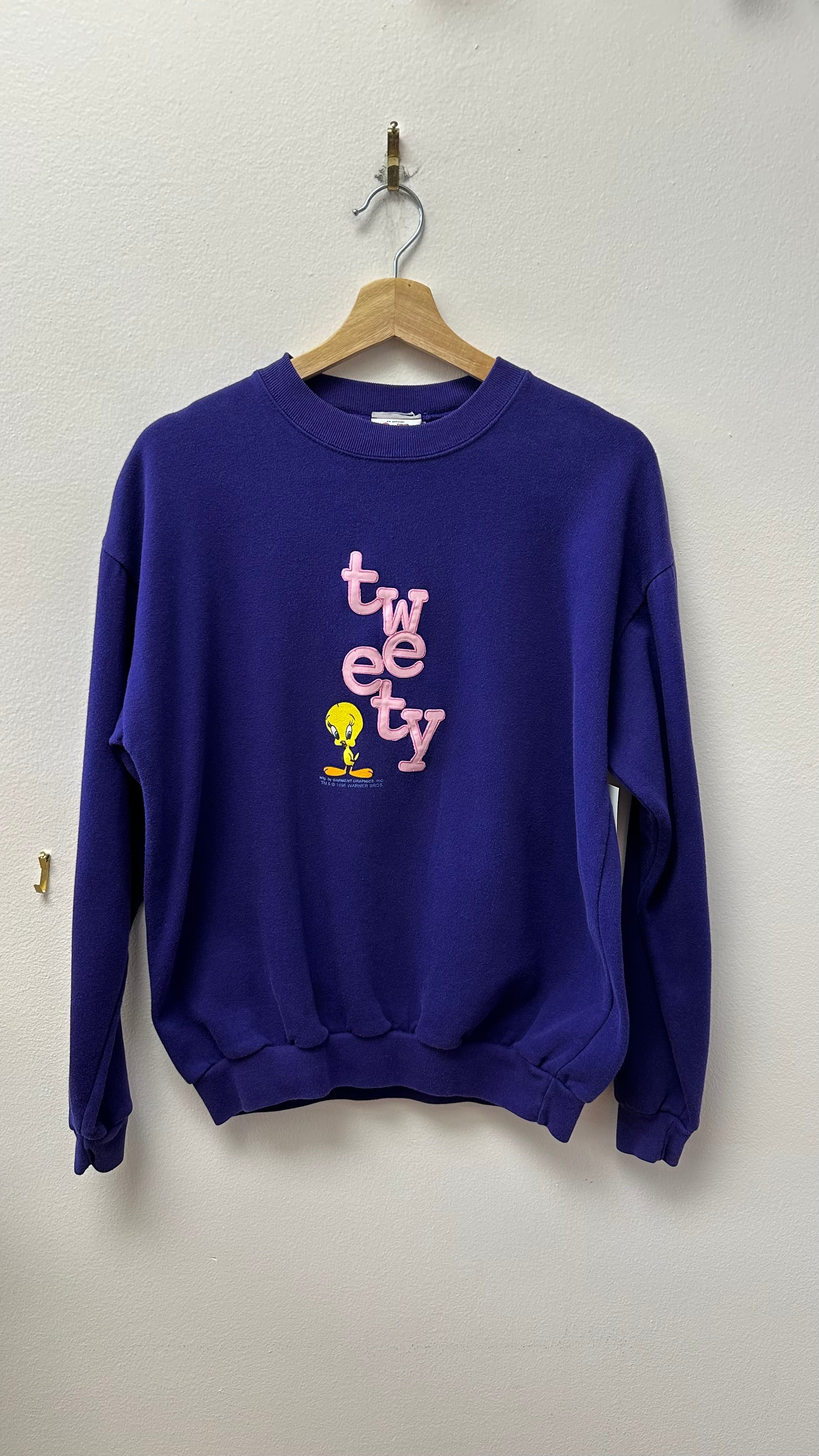 Tweety Purple Crewneck Sweatshirt
