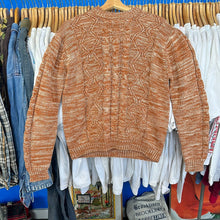 Load image into Gallery viewer, Burnt Orange Cableknit Sweater
