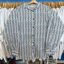 Load image into Gallery viewer, Floral Striped Button Up
