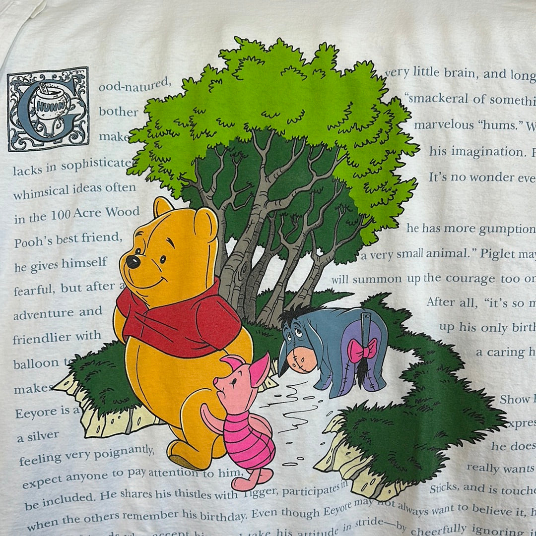 Pooh And Crew Script T-Shirt