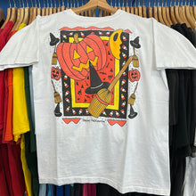 Load image into Gallery viewer, Pumpkin Witch Halloween Scene T-Shirt

