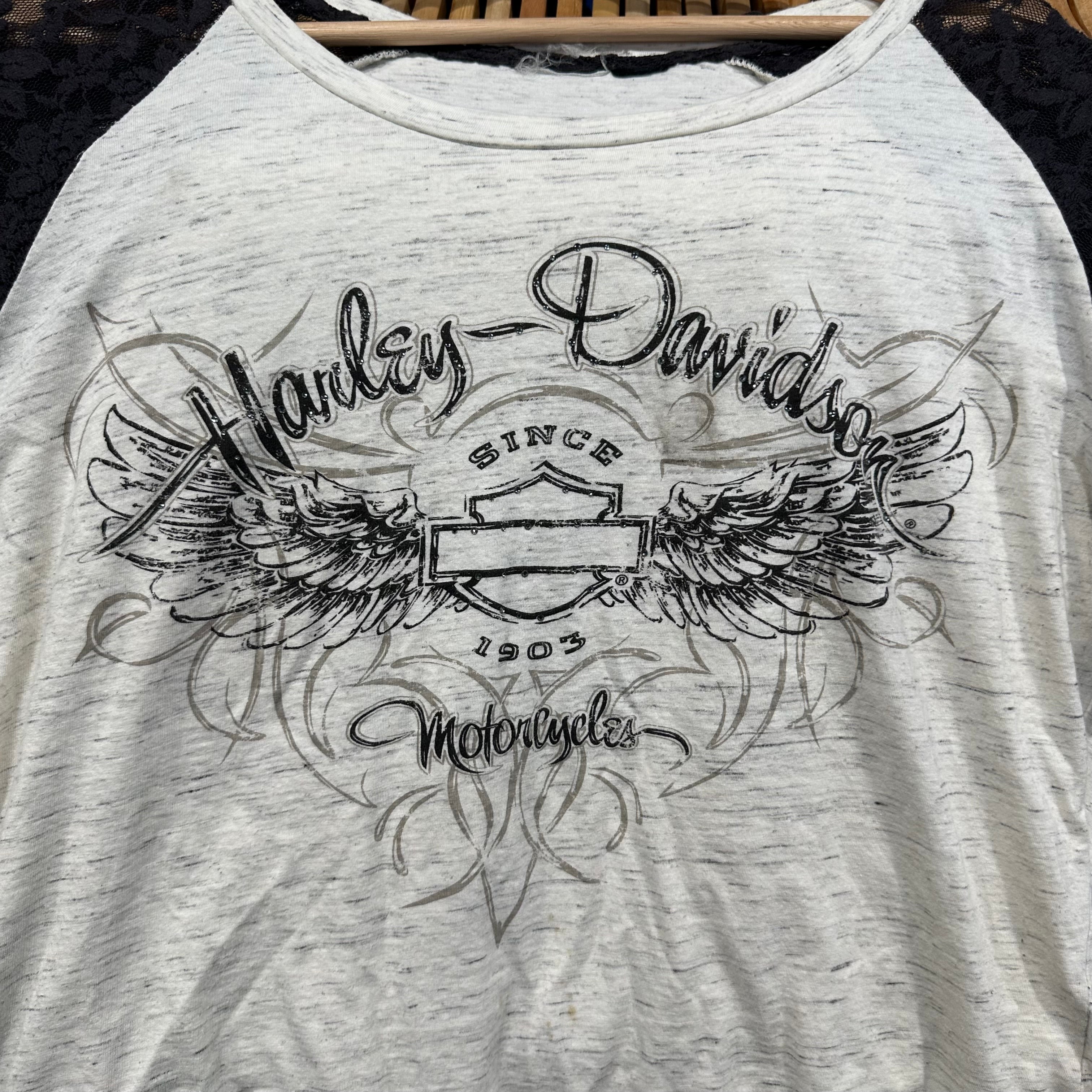 Harley Davidson Femme Lacey Sleeve T-Shirt