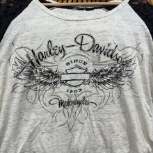 Load image into Gallery viewer, Harley Davidson Femme Lacey Sleeve T-Shirt
