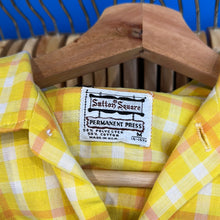 Load image into Gallery viewer, Yellow Plaid Button Up
