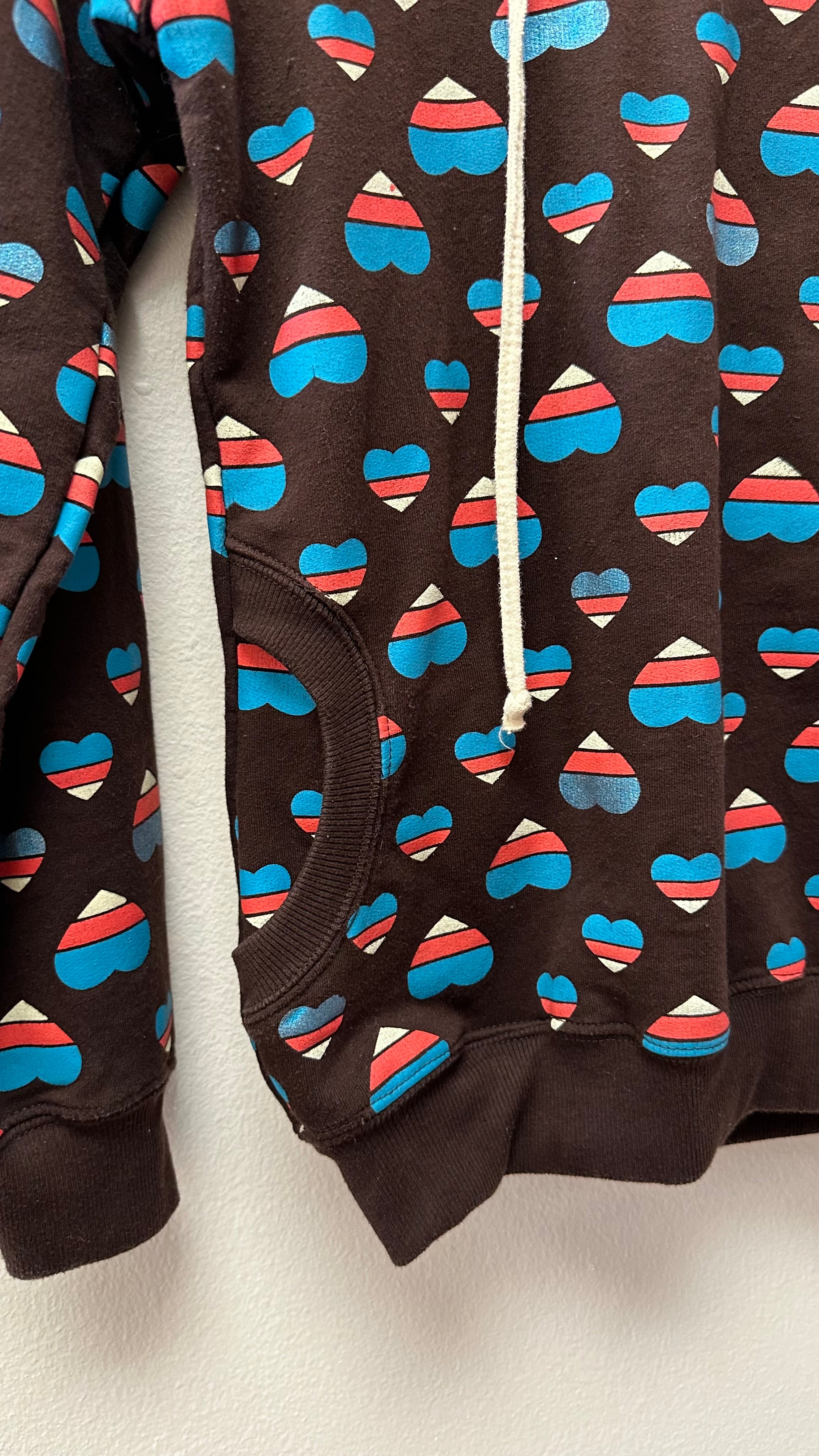 Big Flirt Heart Femme Hooded Sweatshirt