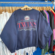 Load image into Gallery viewer, Navy Blue MN Twins Baseball Crewneck Sweatshirt
