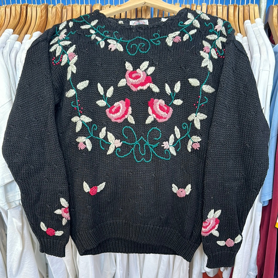 Roses Knitted Sweater