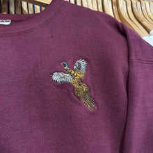 Load image into Gallery viewer, Pheasant Embroidered Chest Crewneck Sweatshirt

