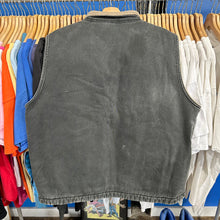 Load image into Gallery viewer, Wolverine Black Denim Fleece Lined Vest

