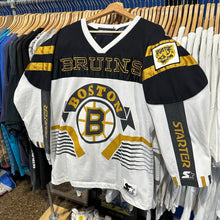 Load image into Gallery viewer, Boston Bruins Starter Jersey Style Sweatshirt
