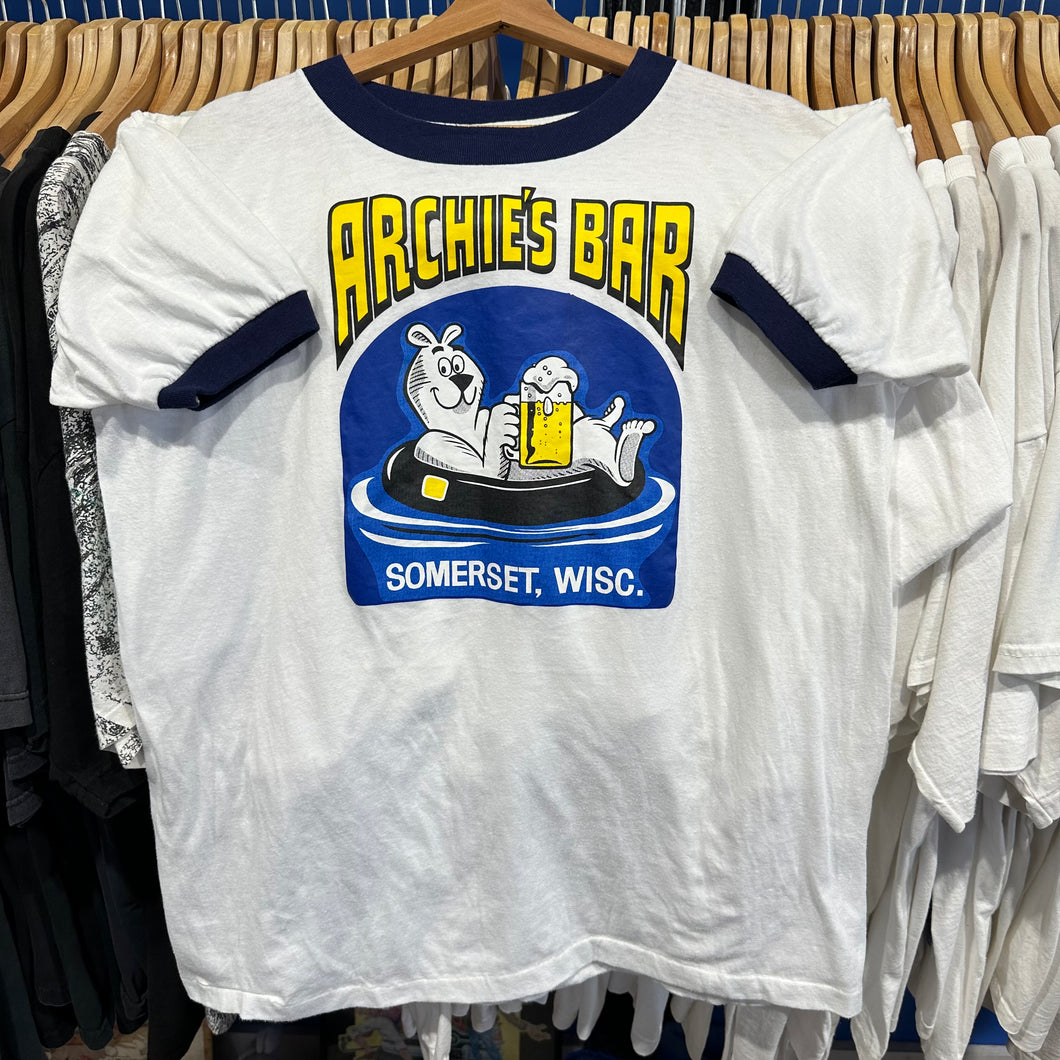 Archie’s Bar Somerset WI Ringer T-Shirt