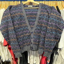 Load image into Gallery viewer, Boundary Waters Patterned Wool Cardigan Sweater
