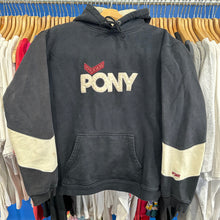 Load image into Gallery viewer, Pony Black Hooded Sweatshirt
