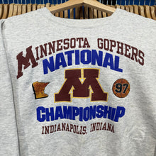Load image into Gallery viewer, MN Gophers Basketball 97 National Championship Crewneck Sweatshirt
