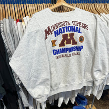 Load image into Gallery viewer, MN Gophers Basketball 97 National Championship Crewneck Sweatshirt
