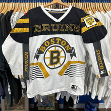Load image into Gallery viewer, Boston Bruins Starter Jersey Style Sweatshirt
